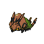 Venipede shiny front sprite