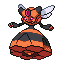 Vespiquen shiny front sprite