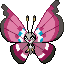 Vivillon (Meadow Pattern) shiny front sprite