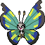 Vivillon (Savanna Pattern) shiny front sprite
