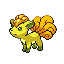 Vulpix shiny front sprite