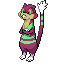 Watchog shiny front sprite