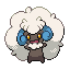 Whimsicott shiny front sprite