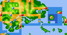 Hoenn region map